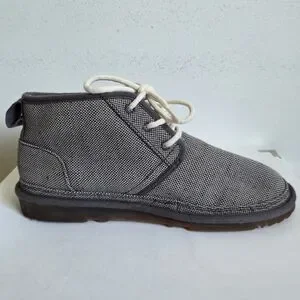 UGG | Shoes | Ugg Neumel Natural Mens Sz Grey Canvas Ankle  display picture 2